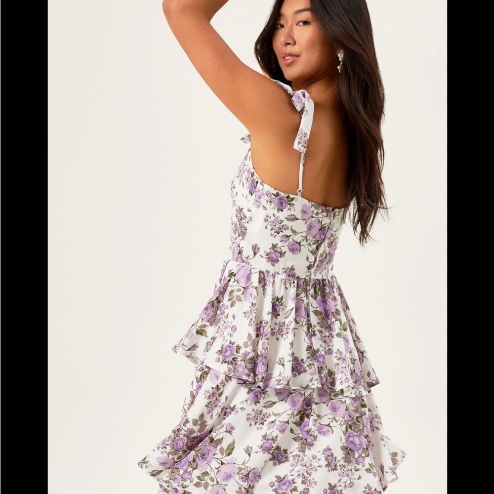 Altar’d State Lavender Lily Maxi Dress - Picture 2 of 11